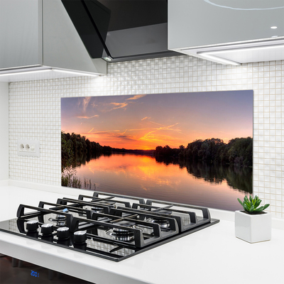 Painel cozinha Paisagem da Floresta do Lago