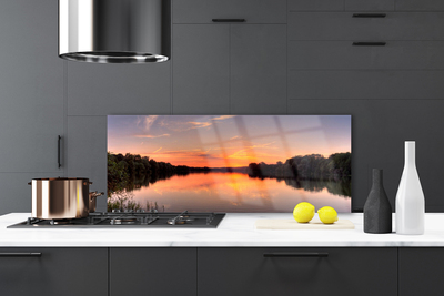 Painel cozinha Paisagem da Floresta do Lago