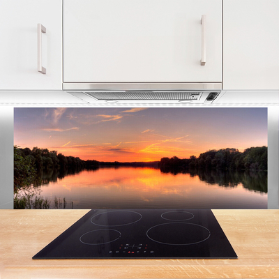 Painel cozinha Paisagem da Floresta do Lago