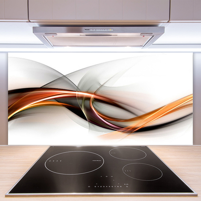 Painel vidro cozinha Abstração Resumo