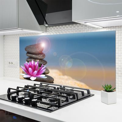 Painel cozinha Flor de Lótus Nenúfar