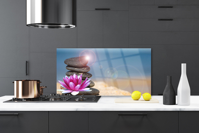 Painel cozinha Flor de Lótus Nenúfar