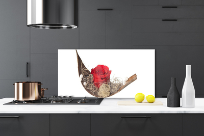 Painel cozinha Rosa Flor Planta Natureza