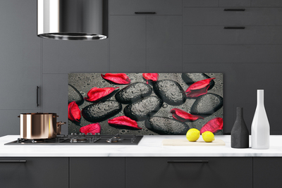 Painel cozinha Arte em Pedras e Pétalas