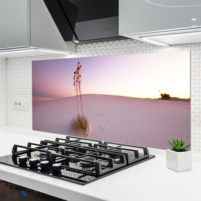 Painel vidro cozinha Paisagem de areia do deserto