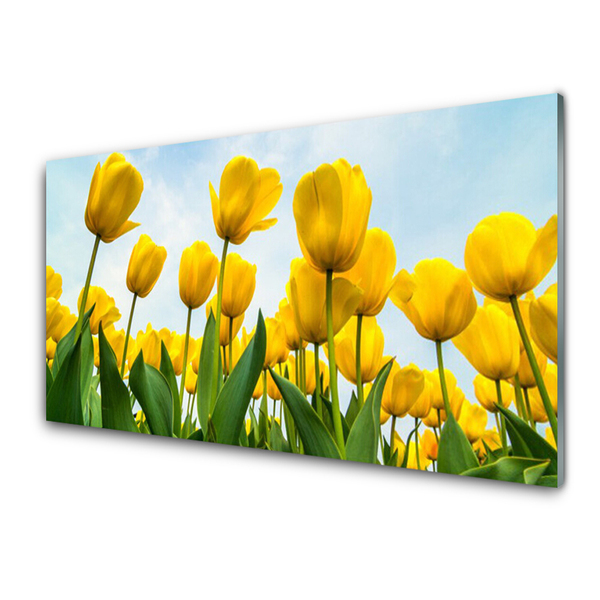 Painel cozinha Tulipas Flores Planta