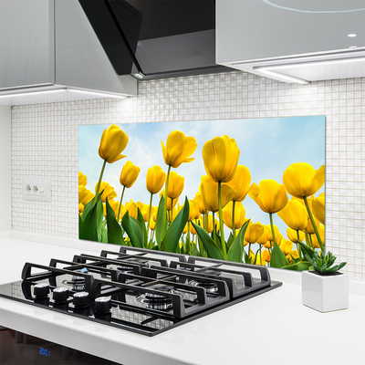 Painel cozinha Tulipas Flores Planta