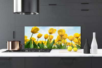 Painel cozinha Tulipas Flores Planta