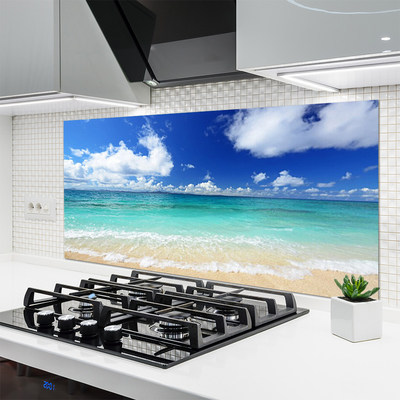 Painel cozinha Paisagem de praia e mar