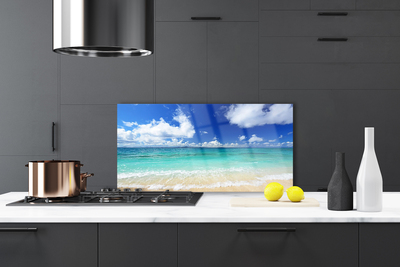 Painel cozinha Paisagem de praia e mar