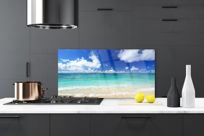 Painel cozinha Paisagem de praia e mar