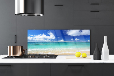 Painel cozinha Paisagem de praia e mar