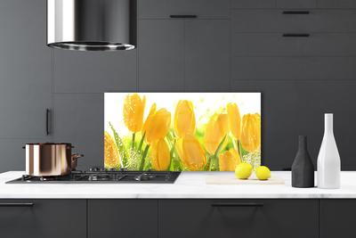 Painel cozinha Tulipas Flores Planta