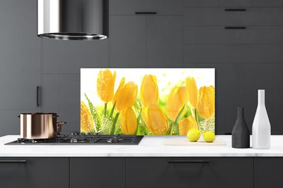 Painel cozinha Tulipas Flores Planta
