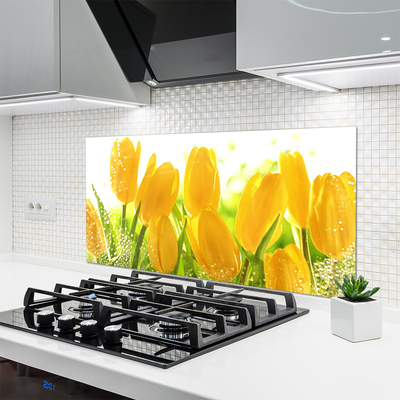Painel cozinha Tulipas Flores Planta
