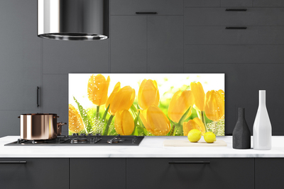 Painel cozinha Tulipas Flores Planta