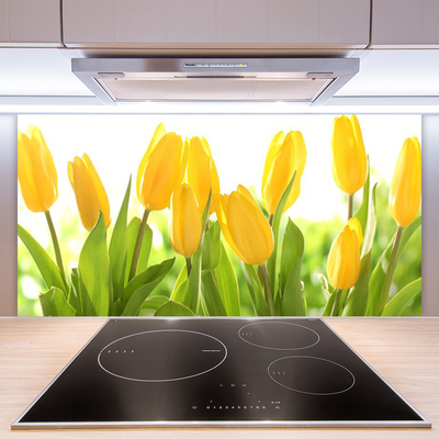 Painel cozinha Tulipas Flores Planta