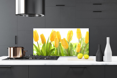 Painel cozinha Tulipas Flores Planta