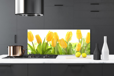 Painel cozinha Tulipas Flores Planta