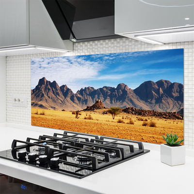 Painel cozinha Paisagem de montanhas desérticas