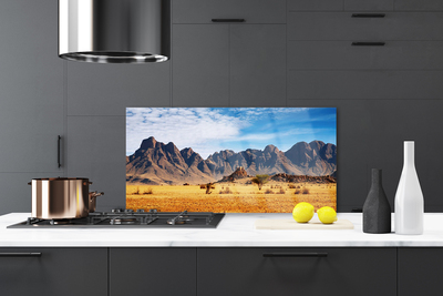 Painel cozinha Paisagem de montanhas desérticas