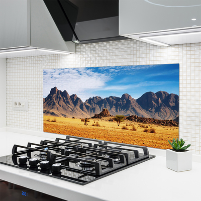 Painel cozinha Paisagem de montanhas desérticas