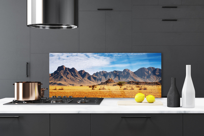 Painel cozinha Paisagem de montanhas desérticas