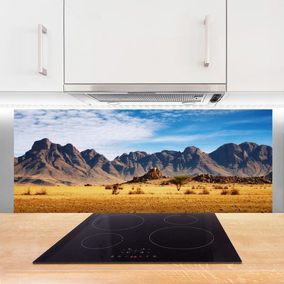 Painel cozinha Paisagem de montanhas desérticas