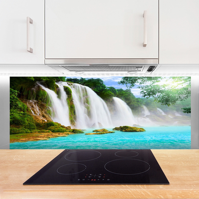 Painel cozinha Cachoeira Lago Natureza