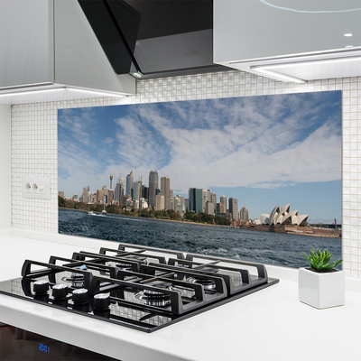 Painel vidro cozinha Casas City Sea Sydney