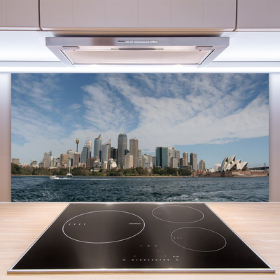 Painel vidro cozinha Casas City Sea Sydney