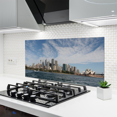 Painel vidro cozinha Casas City Sea Sydney
