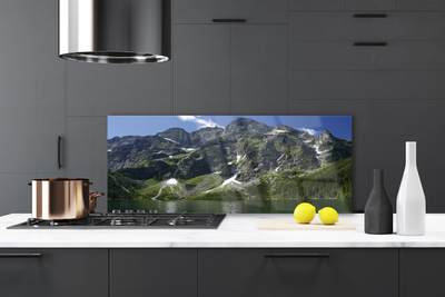 Painel cozinha Montanhas Lago Floresta Paisagem