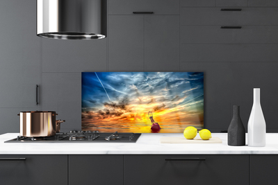 Painel vidro cozinha Gráficos Abstratos