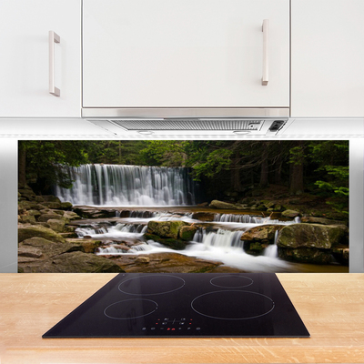 Painel cozinha Cachoeira Floresta Natureza