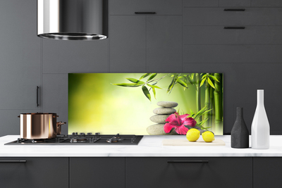 Painel cozinha Pedras Zen de Flor de Bambu