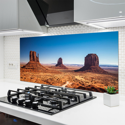 Painel cozinha Paisagem de montanhas desérticas