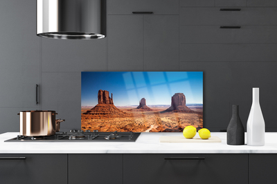 Painel cozinha Paisagem de montanhas desérticas