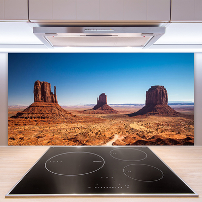 Painel cozinha Paisagem de montanhas desérticas