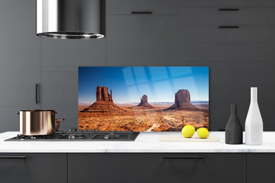 Painel cozinha Paisagem de montanhas desérticas