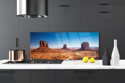 Painel cozinha Paisagem de montanhas desérticas