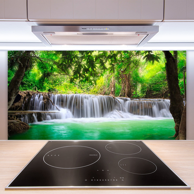 Painel cozinha Cachoeira Lago Floresta Natureza