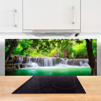 Painel cozinha Cachoeira Lago Floresta Natureza