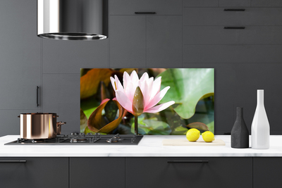 Painel vidro cozinha Flor Planta Natureza