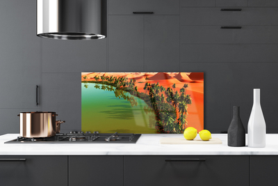 Painel vidro cozinha Lago Palm Desert