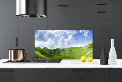 Painel vidro cozinha Campo Natural de Mountain Meadow