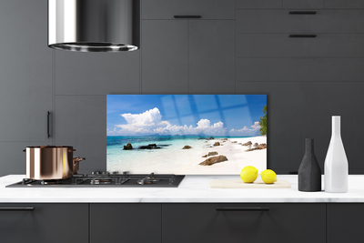 Painel cozinha Paisagem de praia e mar