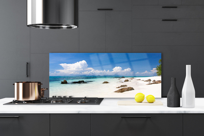 Painel cozinha Paisagem de praia e mar