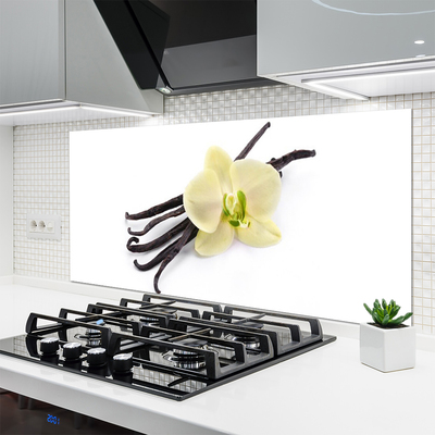 Painel vidro cozinha Flor Planta Natureza