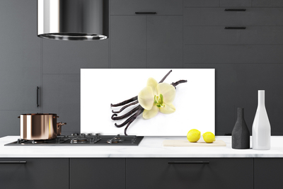 Painel vidro cozinha Flor Planta Natureza